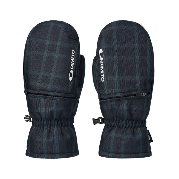 2627 디미토 장갑 체커 이지오픈 미튼 NAVY CHECK
