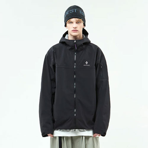 2324 스페셜게스트 오반 아웃쉘 보드복 자켓 BLACK