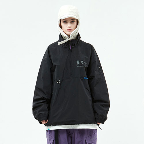2324 스페셜게스트X라이스28 아노락 보드복 자켓 BLACK