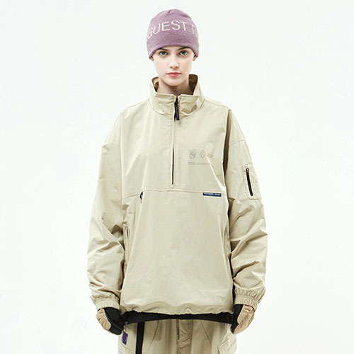2324 스페셜게스트X라이스28 아노락 보드복 자켓 GREEN BEIGE