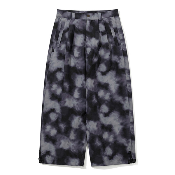 2627 큐마일 422 투 턱 와이드 레그 보드복 팬츠 Wash Dye Grey